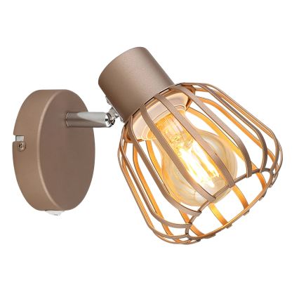 Globo - Seinale paigaldatav suunavalgusti 1xE27/40W/230V
