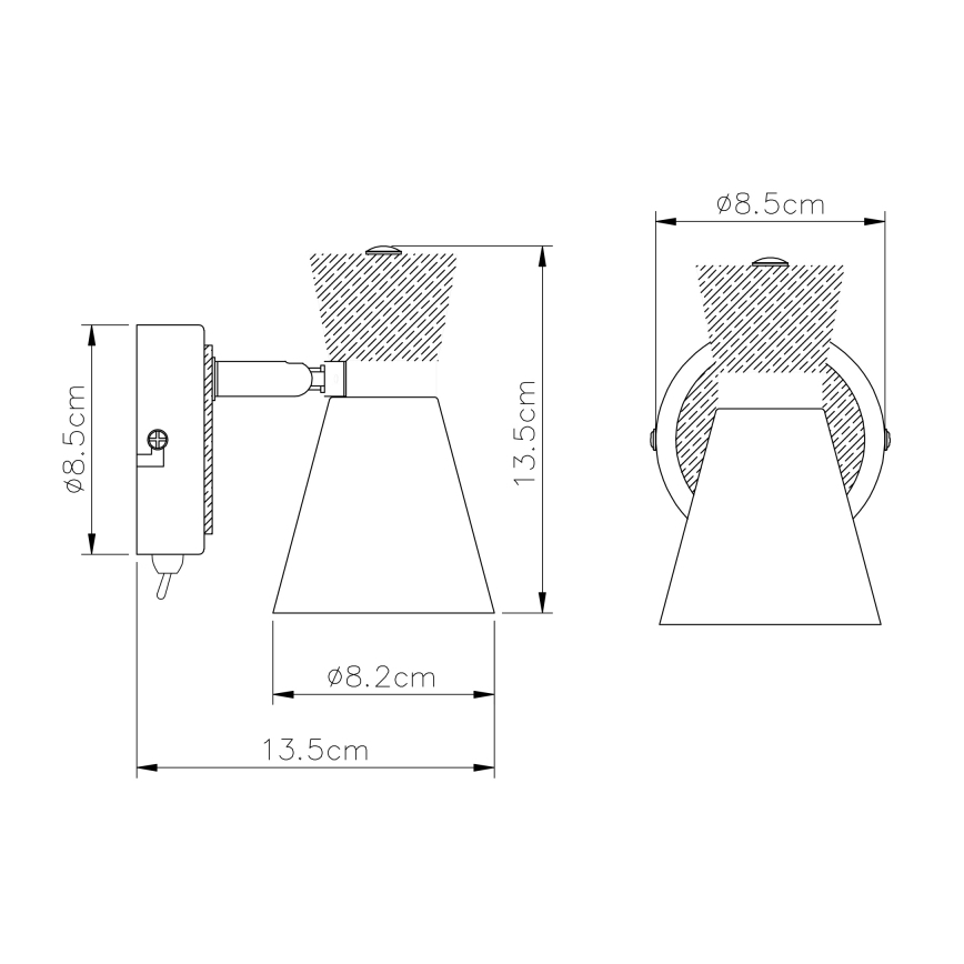 Globo - Kohtvalgusti seinale 1xE14/25W/230V