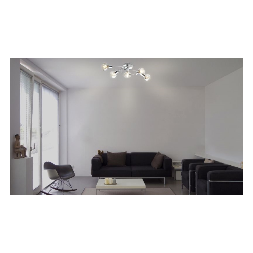 Globo - Kinnitatav lühter 5xE14/40W/230V