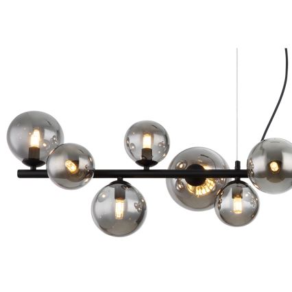 Globo - LED Lühter 13xG9/3,5W/230V suitsune/must