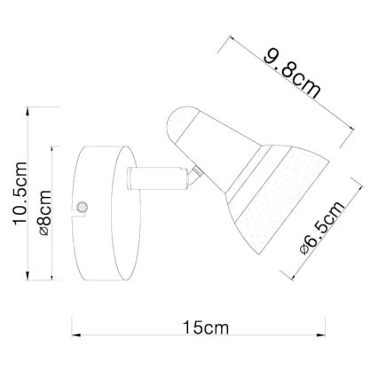 Globo - LED Kohtvalgusti seinale LED/4W/230V