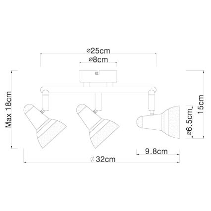 Globo - LED Kohtvalgusti 3xLED/4W/230V läikiv kroom