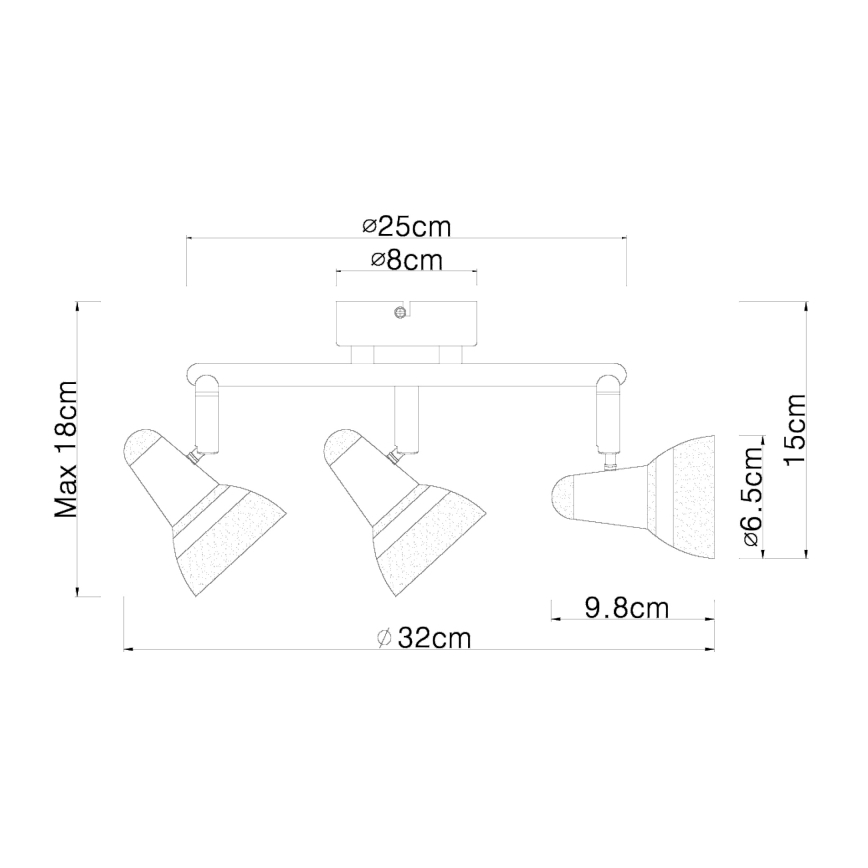 Globo - LED Kohtvalgusti 3xLED/4W/230V läikiv kroom