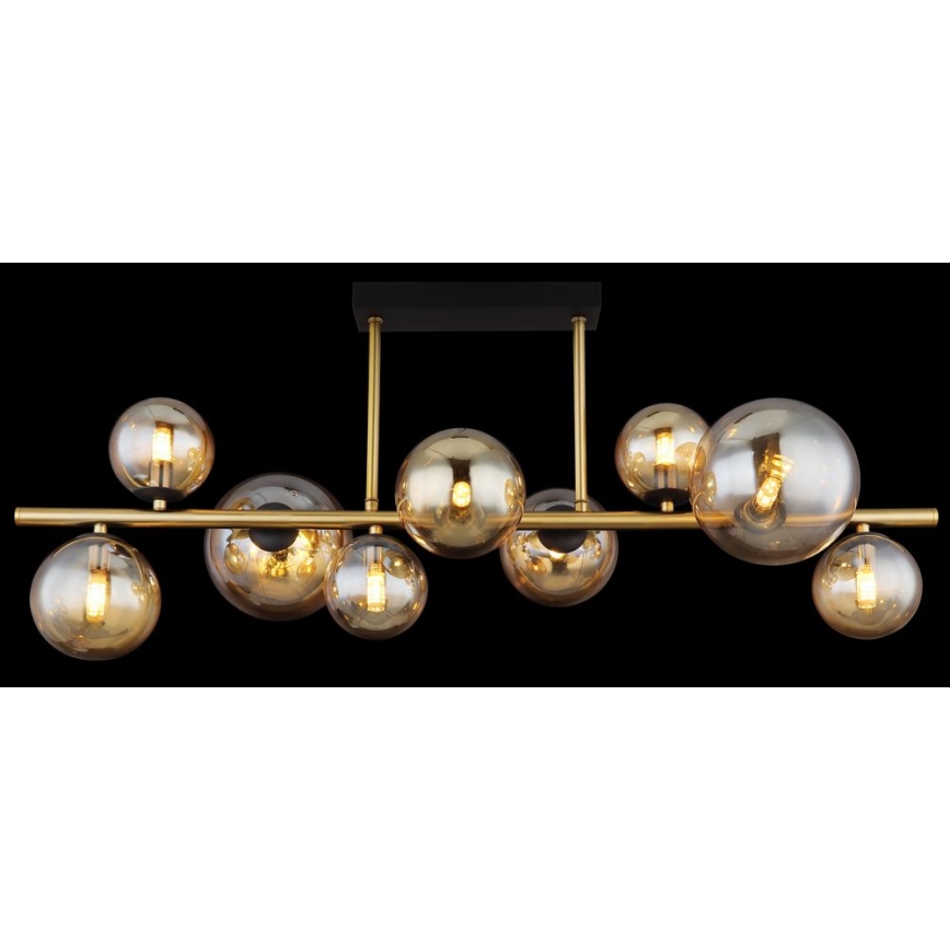 Globo - LED Ripplühter jäik 9xG9/3W/230V messing