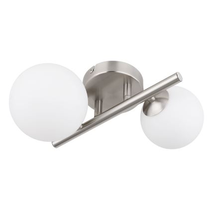 Globo - LED Pinnale kinnitatav lühter 2xG9/3W/230V matt kroom