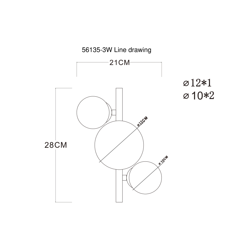 Globo - LED Pinnale kinnitatav lühter RIHA 3xG9/3,5W/230V matt kroom