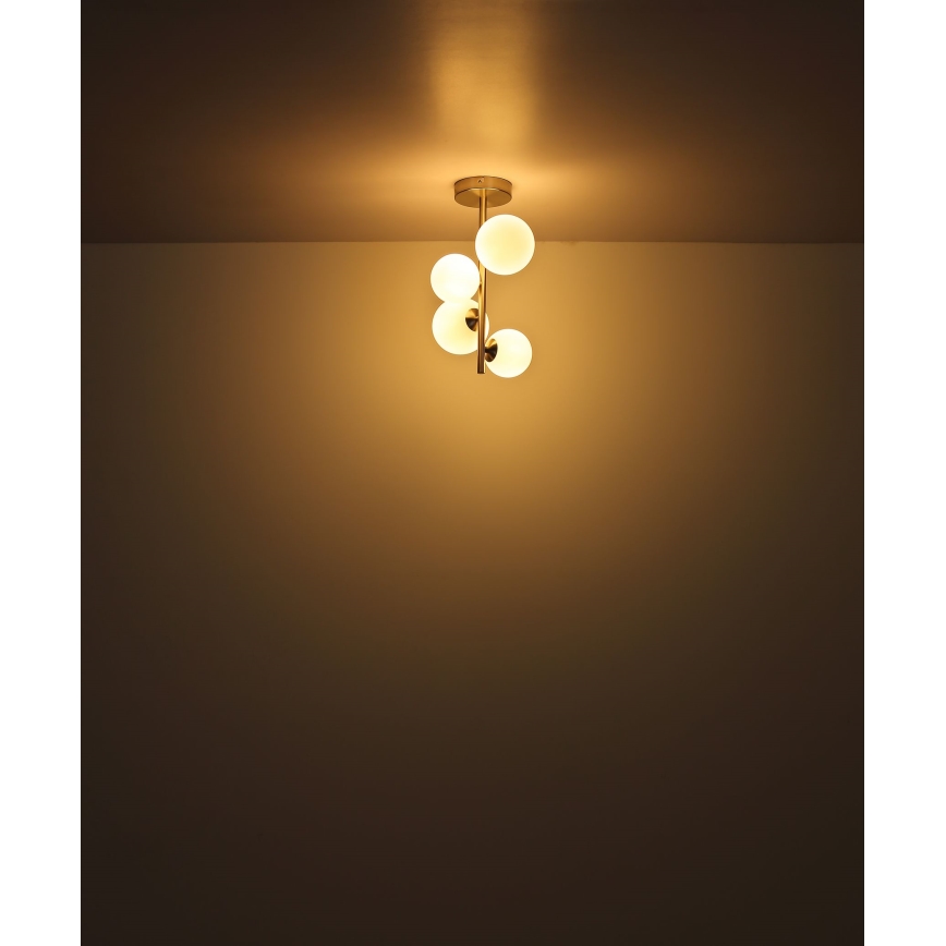 Globo - LED Ripplühter 4xG9/3W/230V matt kroom