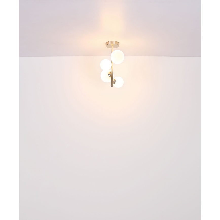Globo - LED Ripplühter 4xG9/3W/230V matt kroom