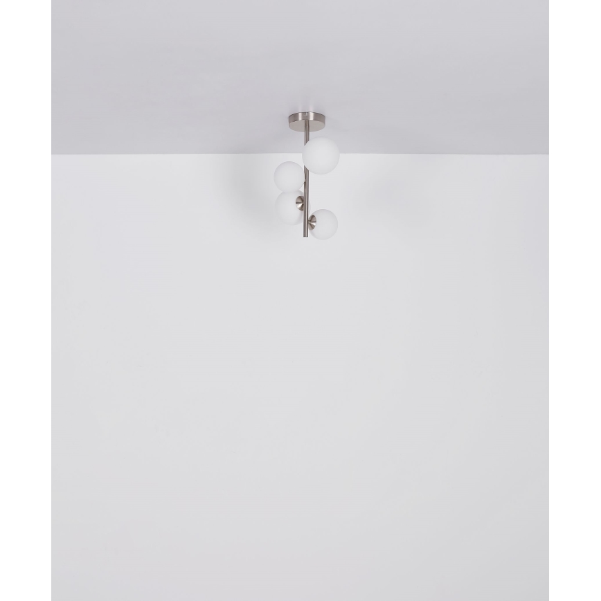 Globo - LED Ripplühter 4xG9/3W/230V matt kroom
