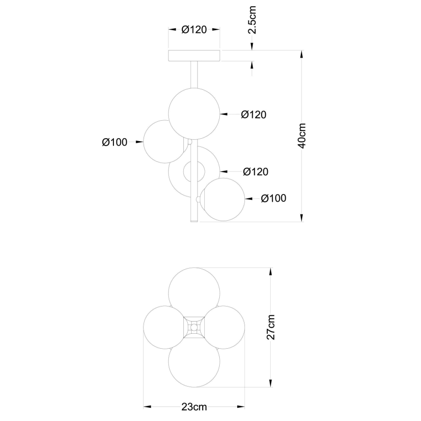 Globo - LED Ripplühter 4xG9/3W/230V matt kroom