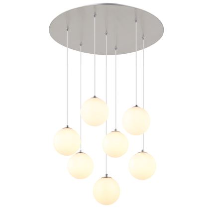 Globo - LED Lühter 7xG9/3,5W/230V valge