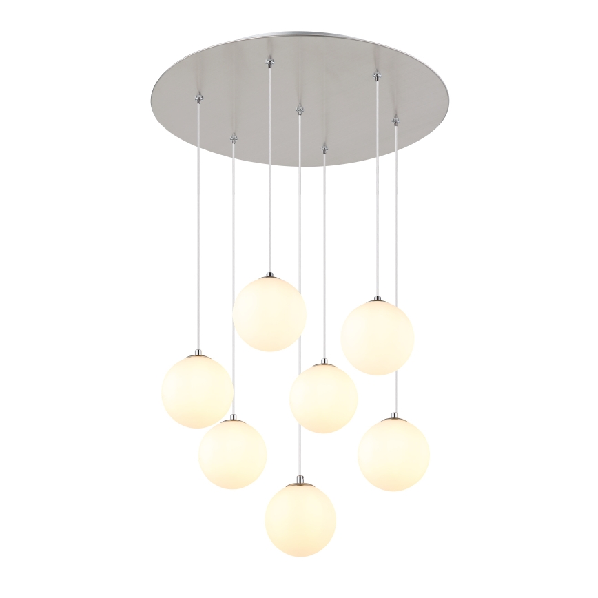 Globo - LED Lühter 7xG9/3,5W/230V valge