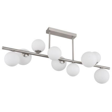Globo - LED Ripplühter 9xG9/3W/230V matt kroom