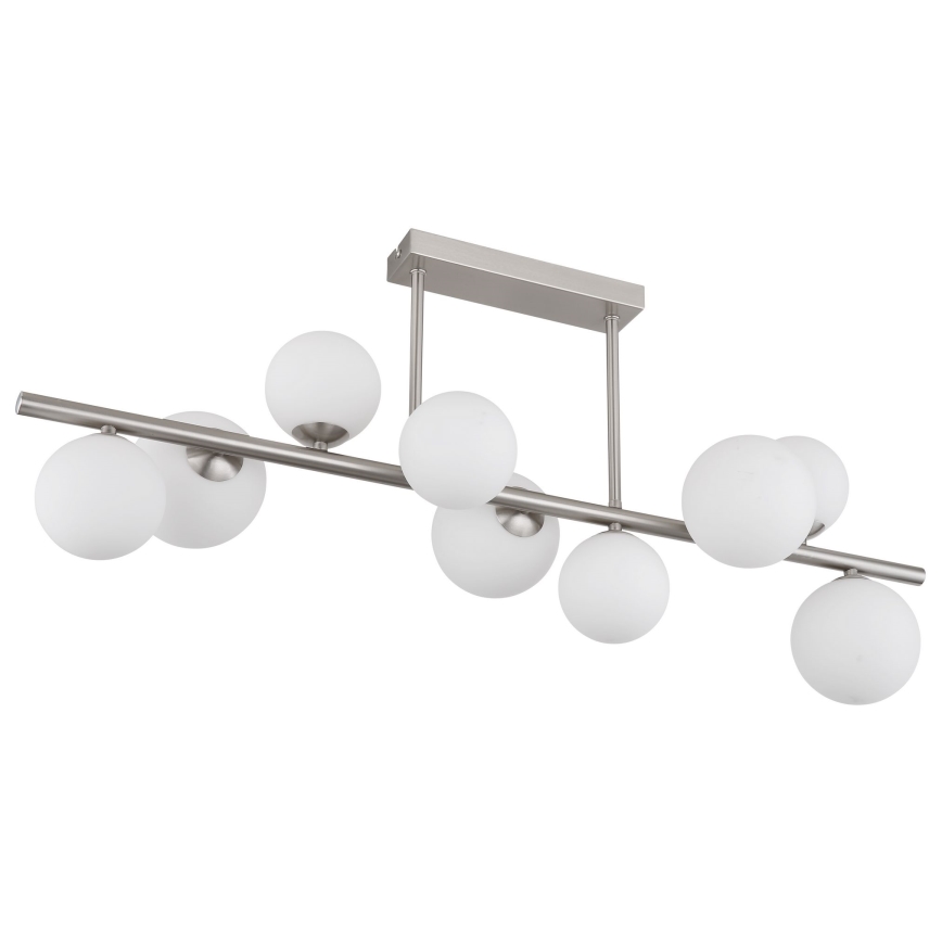 Globo - LED Ripplühter 9xG9/3W/230V matt kroom