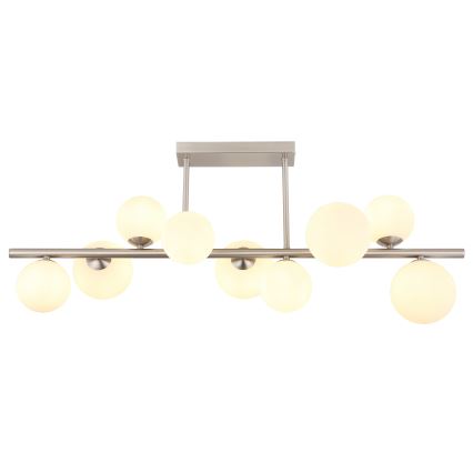 Globo - LED Ripplühter 9xG9/3W/230V matt kroom
