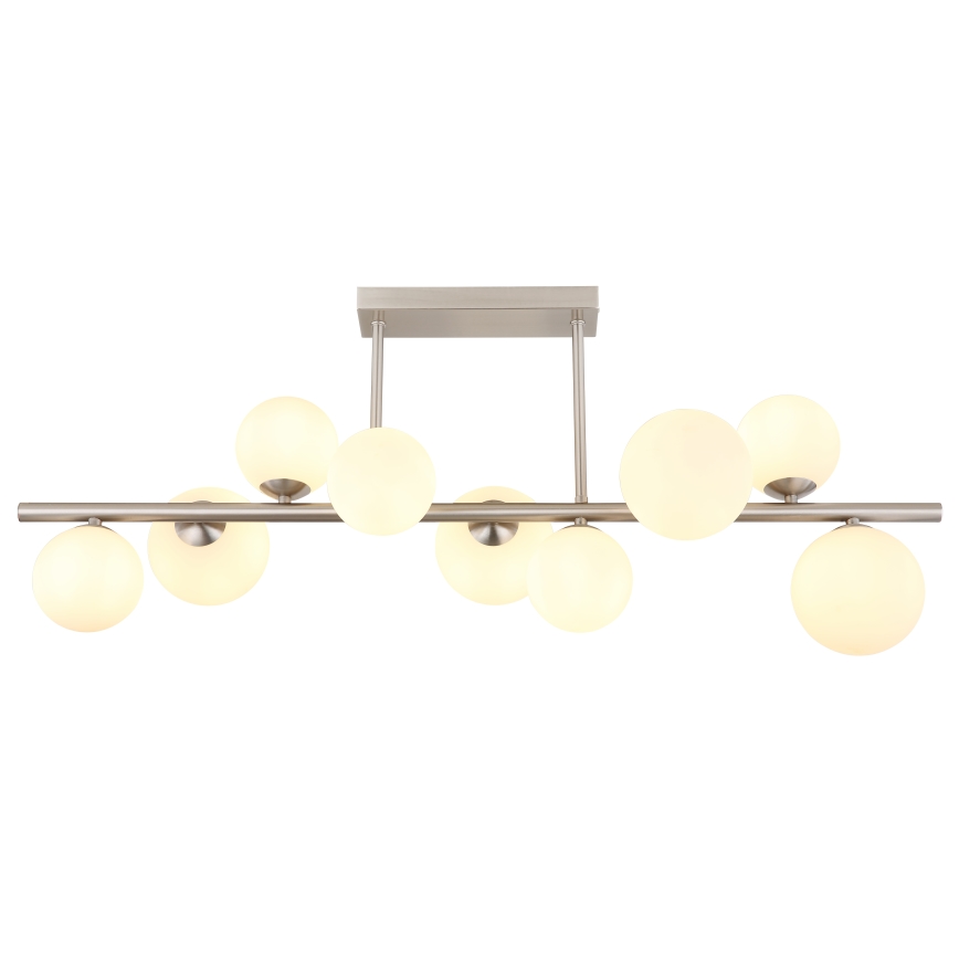 Globo - LED Ripplühter 9xG9/3W/230V matt kroom