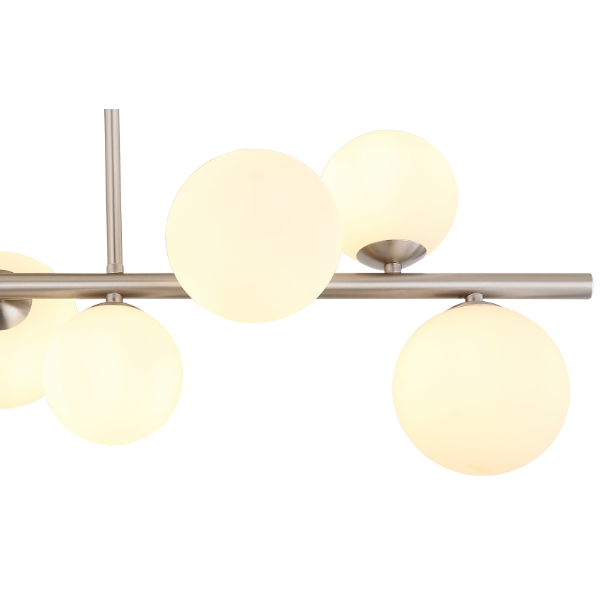Globo - LED Ripplühter 9xG9/3W/230V matt kroom