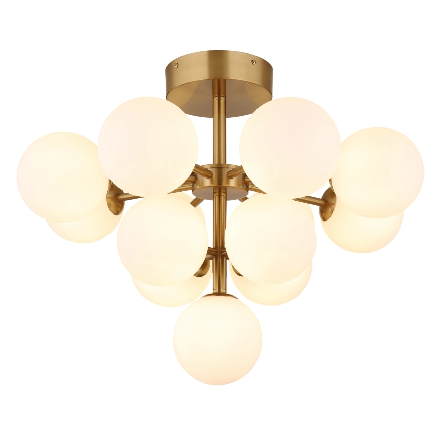 Globo - Pinnale kinnitatav lühter 13xG9/5W/230V d. 56 cm kuldne