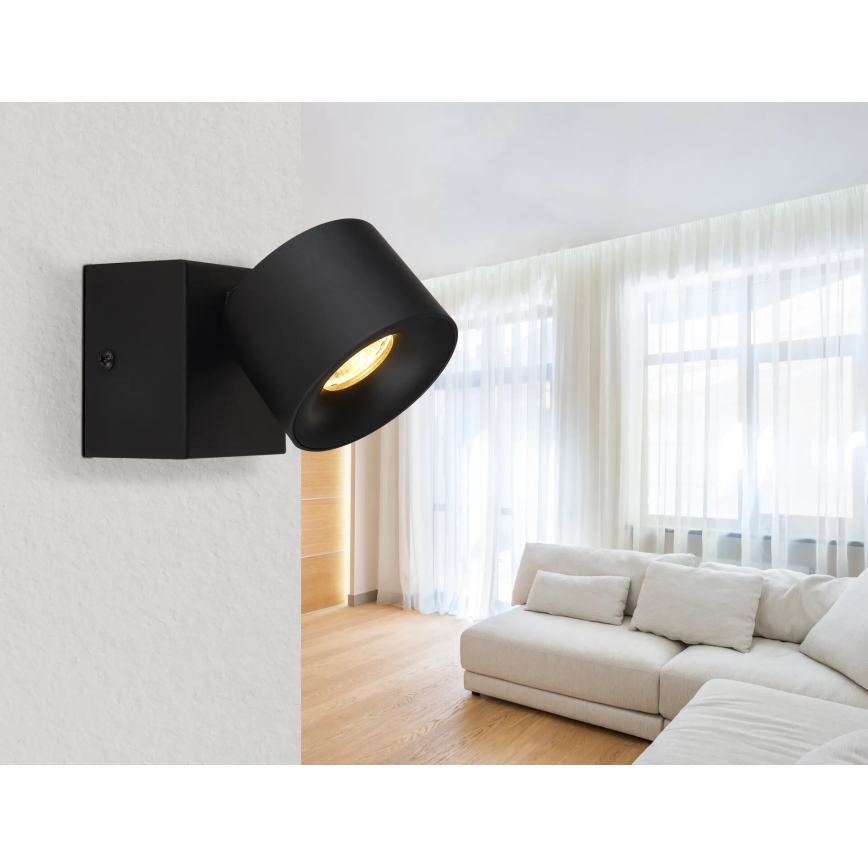 Globo - LED Kohtvalgusti seinale LED/6W/230V must