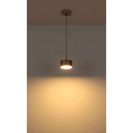 Globo - LED-ripats kaablil LED/12W/230V 3000K läbimõõt 15 cm messing