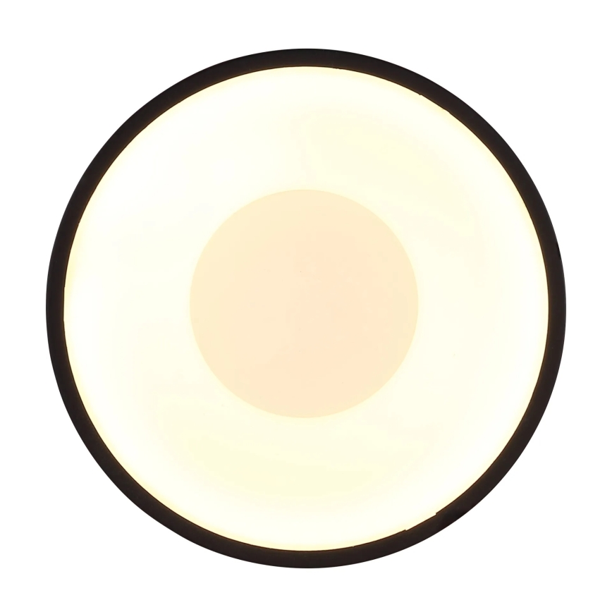 Globo - LED laelamp LED/12W/230V 3000K läbimõõt 15 cm must