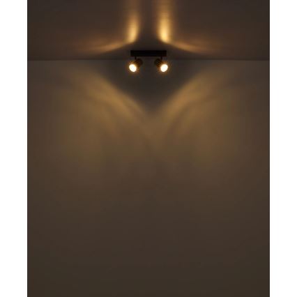 Globo - Kohtvalgusti 2xGU10/25W/230V valge/matt kroom