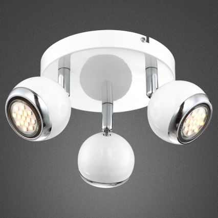 GLOBO 57882-3 - LED-kohtvalgusti OMAN 3xGU10/2.5W