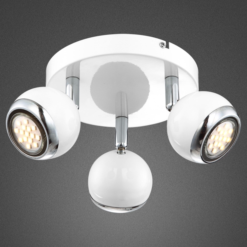 GLOBO 57882-3 - LED-kohtvalgusti OMAN 3xGU10/2.5W