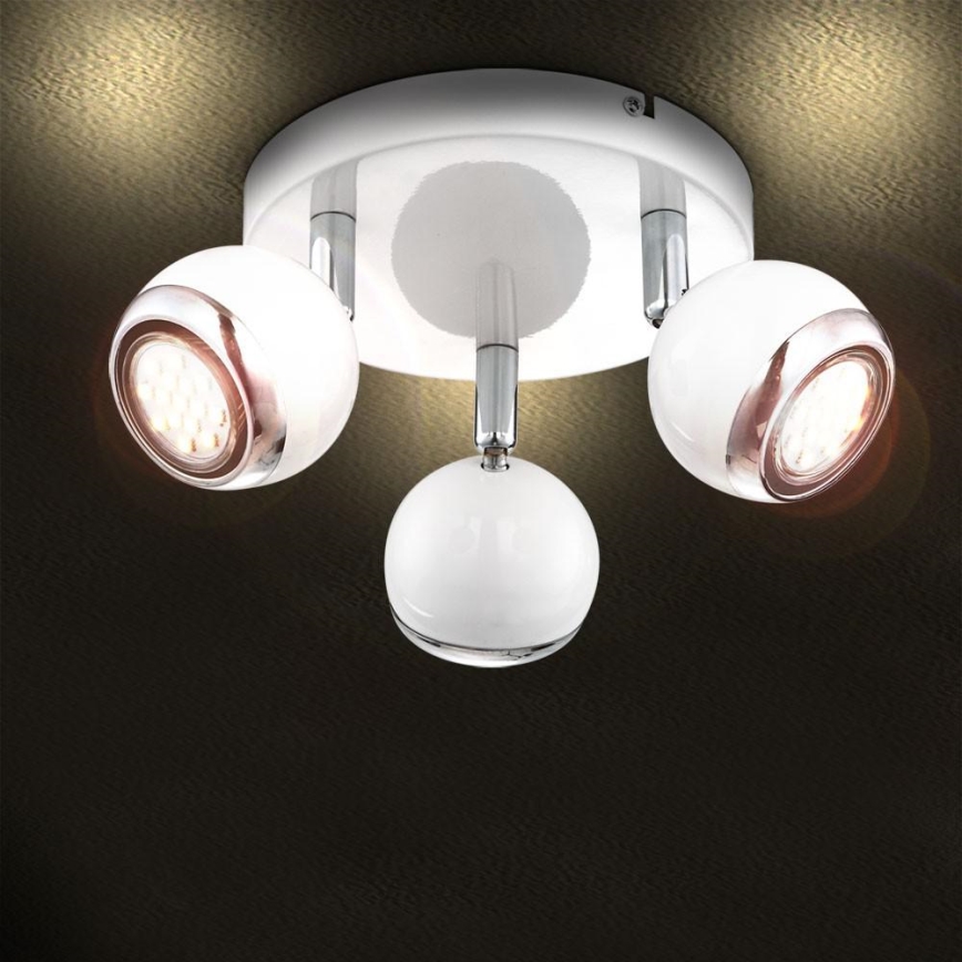 GLOBO 57882-3 - LED-kohtvalgusti OMAN 3xGU10/2.5W