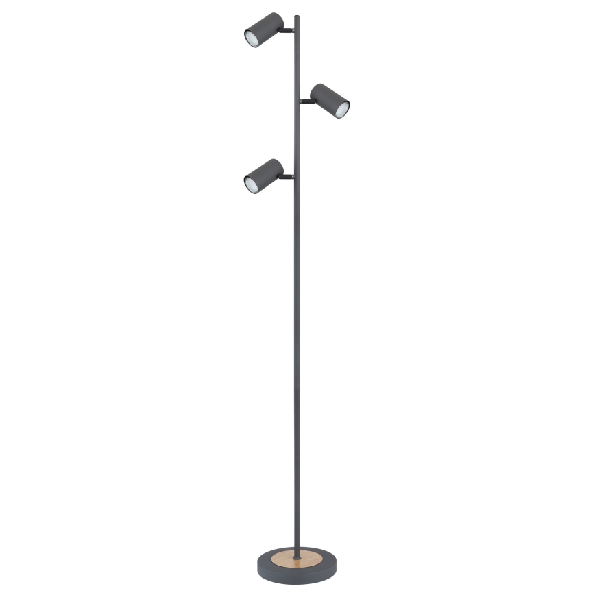 Globo - Põrandalamp 3xGU10/5W/230V hall
