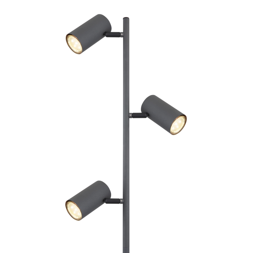 Globo - Põrandalamp 3xGU10/5W/230V hall