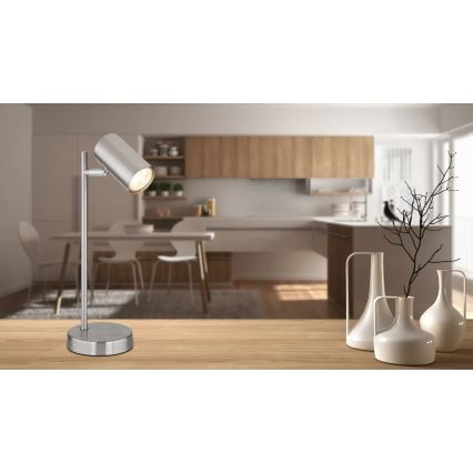 Globo - Laualamp 1xGU10/5W/230V matt kroom