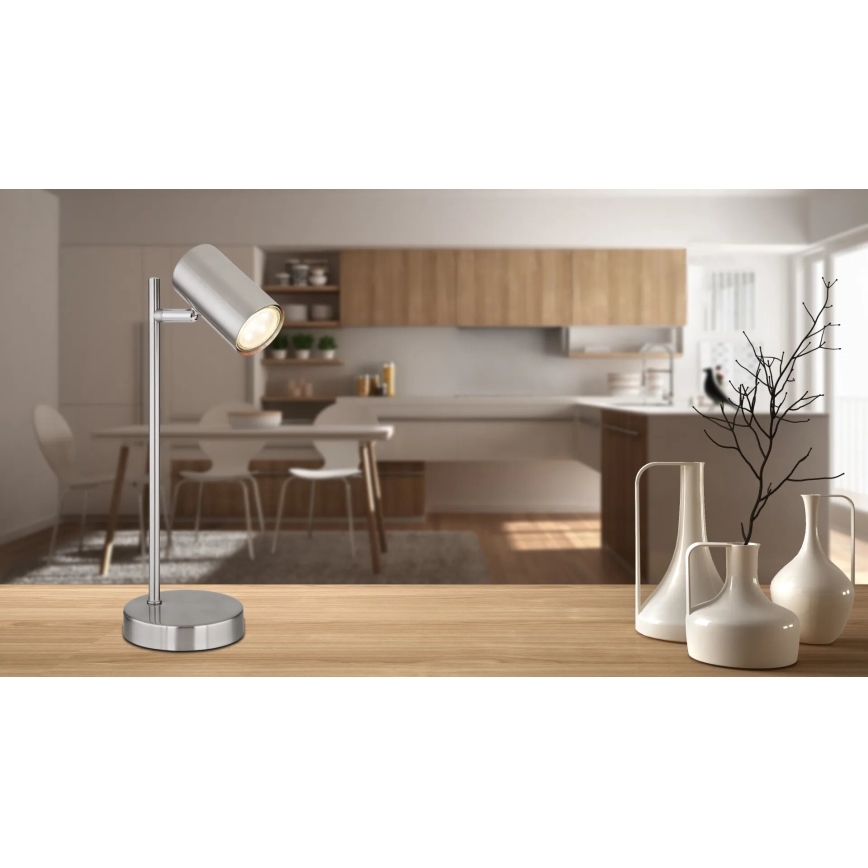 Globo - Laualamp 1xGU10/5W/230V matt kroom