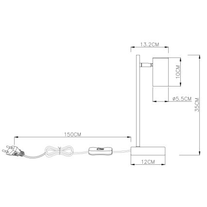 Globo - Laualamp 1xGU10/5W/230V