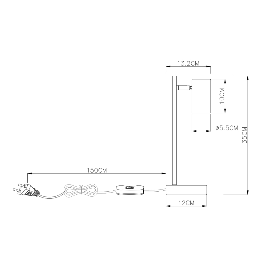 Globo - Laualamp 1xGU10/5W/230V