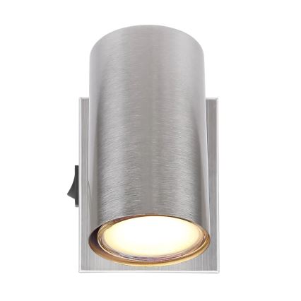 Globo - Kohtvalgusti seinale 1xGU10/25W/230V matt kroom