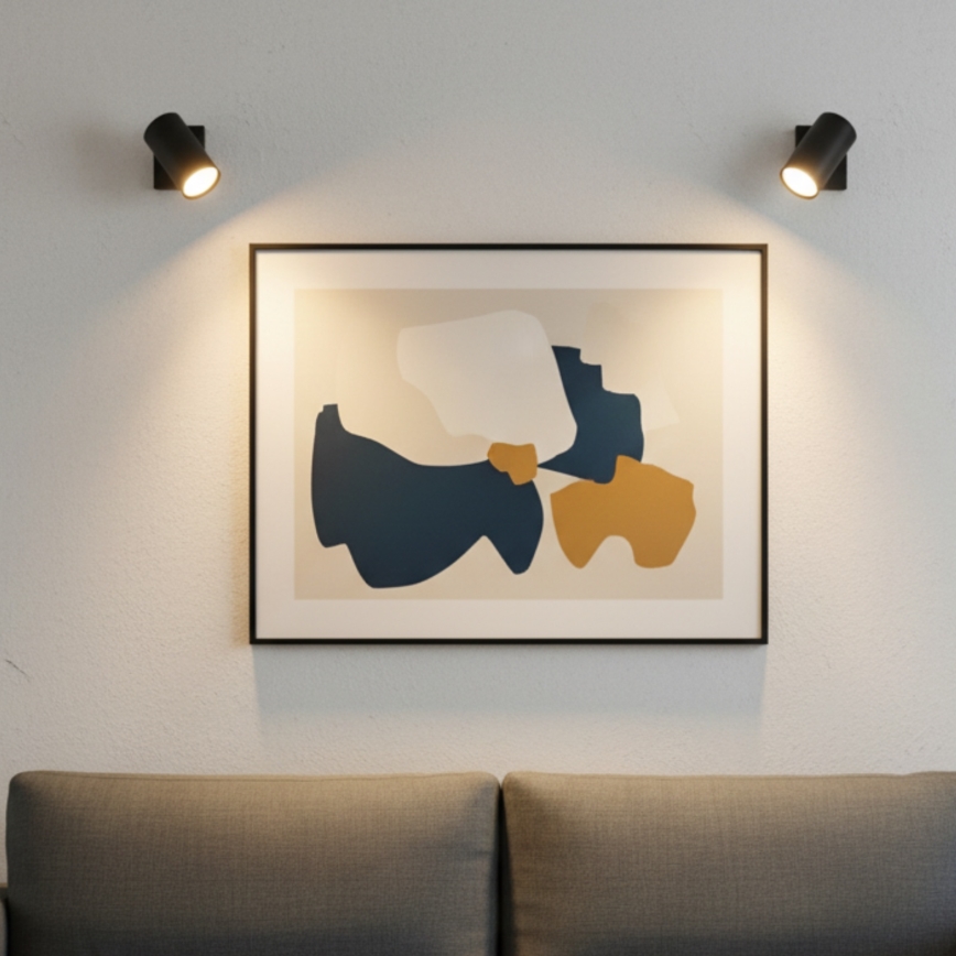 Globo - Kohtvalgusti seinale 1xGU10/25W/230V must