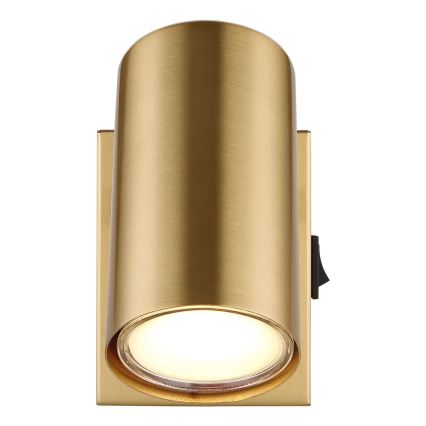 Globo - Kohtvalgusti seinale 1xGU10/25W/230V kuldne