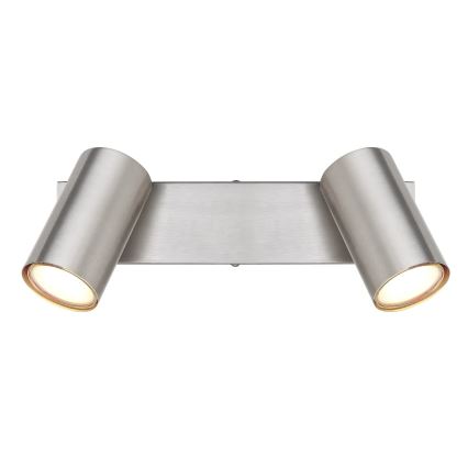 Globo - Kohtvalgusti 2xGU10/25W/230V matt kroom