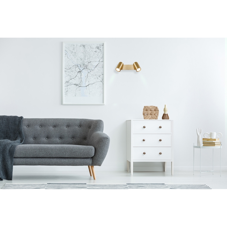 Globo - Kohtvalgusti 2xGU10/35W/230V kuldne