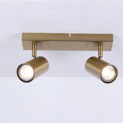 Globo - Kohtvalgusti 2xGU10/35W/230V kuldne