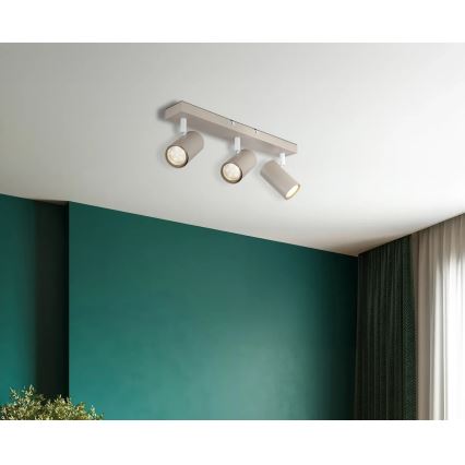 Globo - punktvalgusti 3xGU10/35W/230V beež