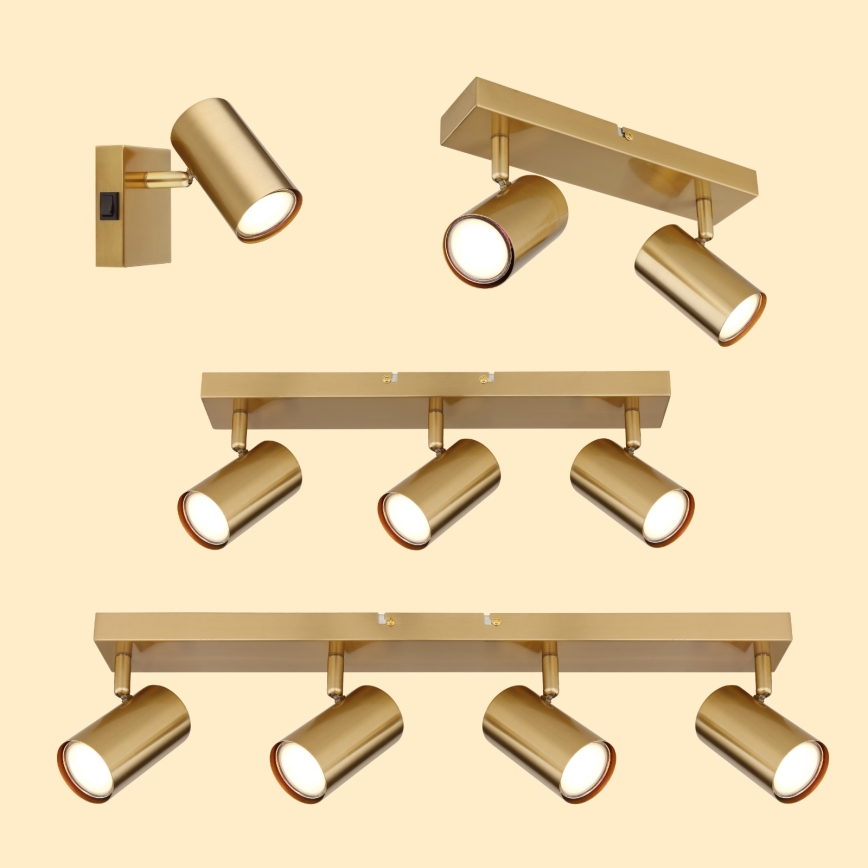 Globo - Kohtvalgusti 4xGU10/35W/230V kuldne