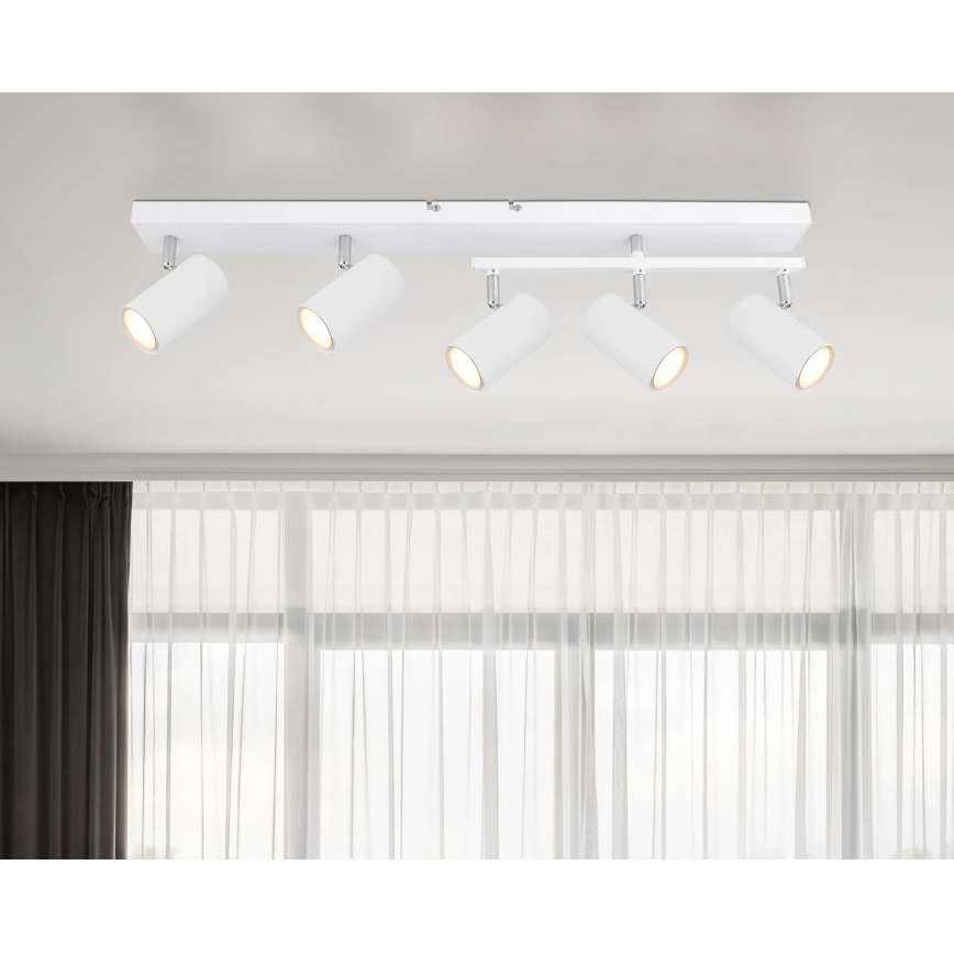 Globo - Kohtvalgusti 5xGU10/35W/230V valge