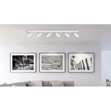Globo - Kohtvalgusti 6xGU10/35W/230V valge
