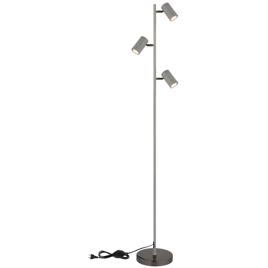 Globo - Põrandalamp 3xGU10/5W/230V hall