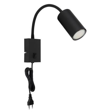 Globo - Paindlik seinalamp 1xGU10/25W/230V must