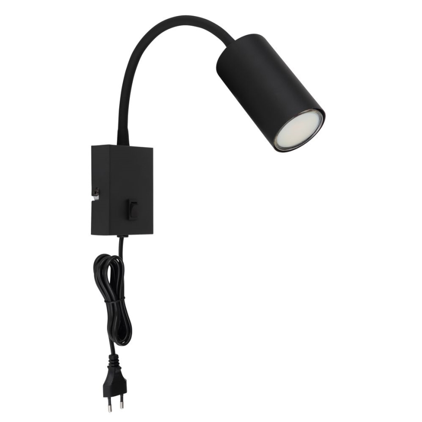 Globo - Paindlik seinalamp 1xGU10/25W/230V must