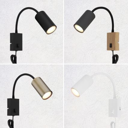 Globo - Paindlik seinalamp 1xGU10/25W/230V valge