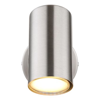 Globo - Kohtvalgusti seinale 1xGU10/25W/230V matt kroom